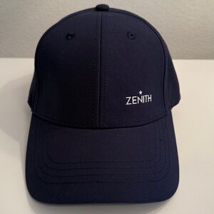 Zenith Watch Blue Hat Cap White Raised Star Logo Rare New